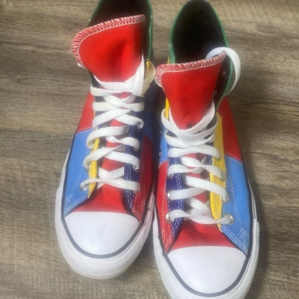 CONVERSE Patchwork high top sneakers - Picture 2 of 9
